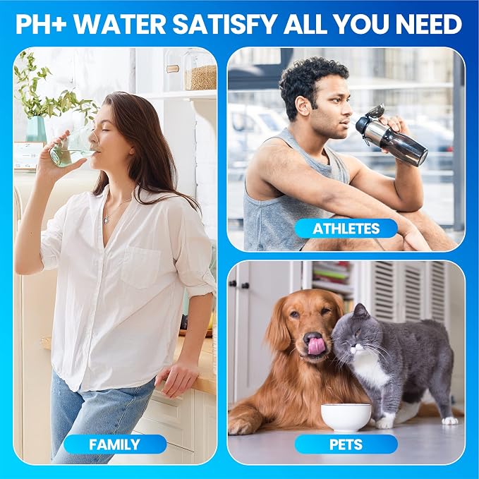 ProQ2 Alkaline Reverse Osmosis Filter Replacement Set for PROQ2, 5-Stage RO Water Filters for Under Sink Alkaline Water Filtration System, Quick-Change Filter Replacement Cartridge 5PC