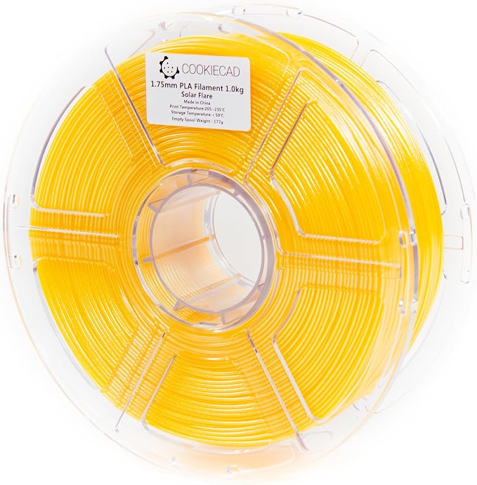 Cookiecad PLA Filament 1.75mm 1kg Iridescent Glitter 3D Printer Filament - Solar Flare Elixir PLA