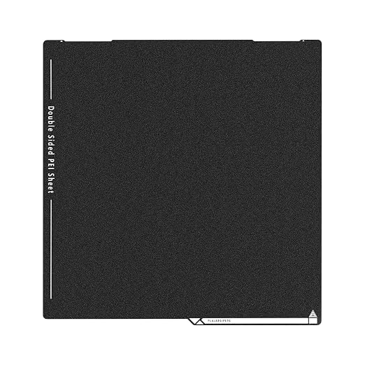 Upgraded Kobra 3 Max Double Sided PEI Build Plate, 3D Printer Black Textured PEI Platform for Anycubic Kobra 3 Max 430x430mm