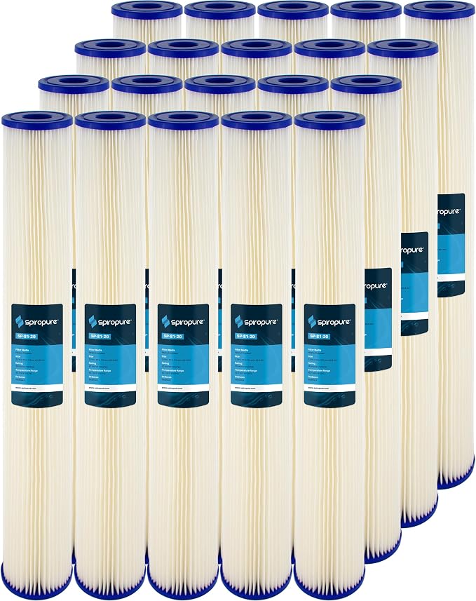 SpiroPure 20x2.5 20 Micron Sediment Water Filter S1-20 155303-43 (20 Pack)