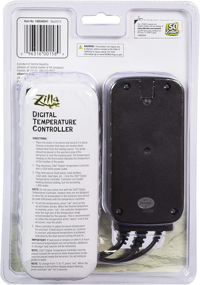 Zilla Digital Temperature Controller