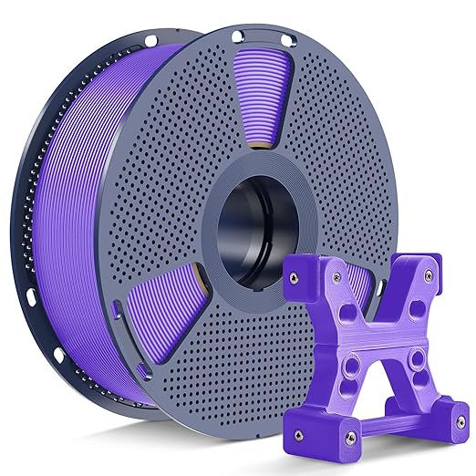 PETG Filament 1.75mm, Ultra Tough, Heat Optimized, Odorless, 1kg(2.2lbs) SUNLU PETG 3D Printer Filament, Dimensional Accuracy +/- 0.02mm, Lavender Purple