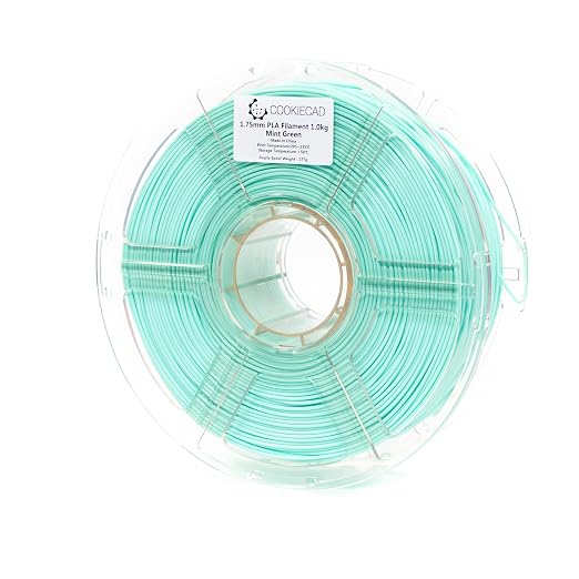 Cookiecad PETG Filament 1.75mm 1kg Green Pastel 3D Printer Filament - Mint Green PETG