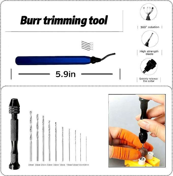 3D Printer Tools Kit,58 PCS 3D Printing Accessory Tools Kit | Complete Accessories;High-quality Materials;Easy to Carry and Store；Including Removing,Cleaning,Preprocessing,Finishing Tools