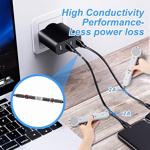 Kuject 160PCS Solder Seal Wire Connectors Kit, Waterproof Solderless Heat Shrink Butt Terminal Insulated Electrical Butt Splice for Automotive Marine Boat Wire Joint