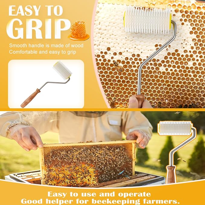 Honey Extractor Uncapping Needle Roller for Beekeeping tool