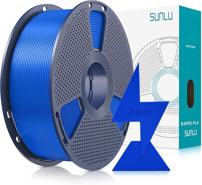 SUNLU High Speed PLA Filament 1.75mm, 1KG Klein Blue | 30mm/s - 600mm/s Print Range, High Speed 3D Printer Filament, Fast Printing, Neatly Wound, Dimensional Accuracy +/- 0.02mm