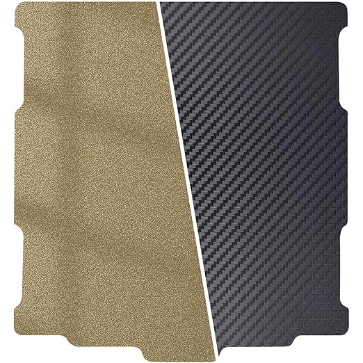 Upgraded 178x184MM for X-Maker Build Plate PET PEI Sheet Double Sided Smooth Textured Heated Bed Spring Steel Flexible Platform for X-Maker 3D Printer Accessories Flex Replacement