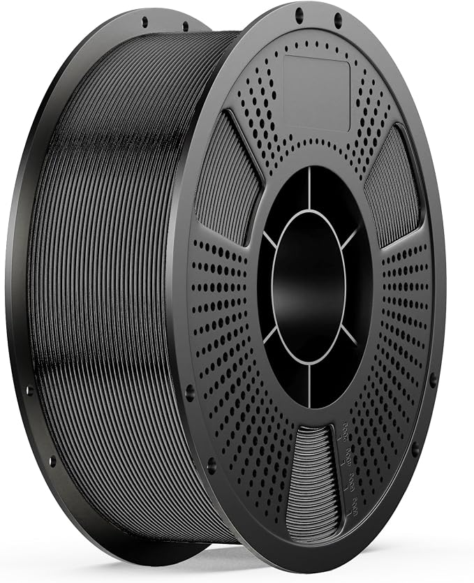 PETG Filament 1.75mm,Metal PETG 3D Printer Filament,Stronger Toughness,Dimensional Accuracy +/- 0.03 mm,Fit Most FDM 3D Printers,1kg Spool, Iron Black