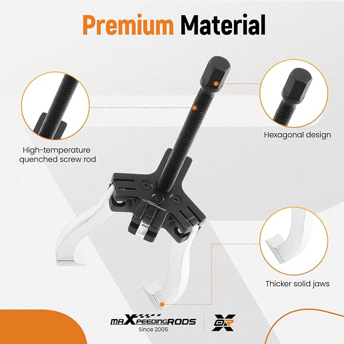 maXPeedingrods 2 or 3 Jaw Gear Puller Set, 3" and 7" Pulley Puller Tool, 2 Pcs External and Internal Ratcheting Puller Set