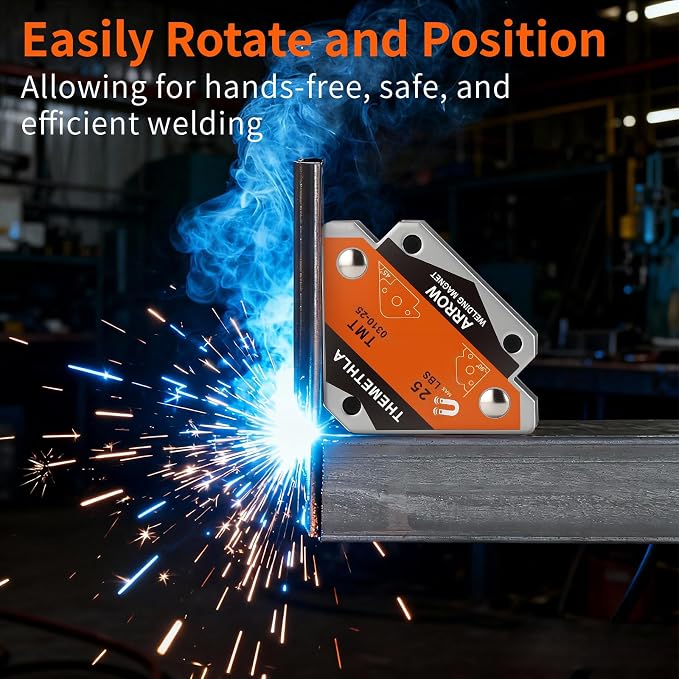 Welding Magnets 25 LBs-4 Pieces Magnetic Welding Holder Set, Holding Power Welding Accessories