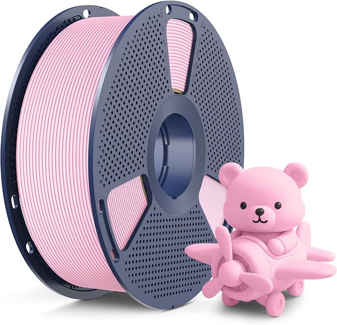 SUNLU High Speed Matte PLA 3D Printer Filament 1.75mm, Matte Sakura Pink, 1KG