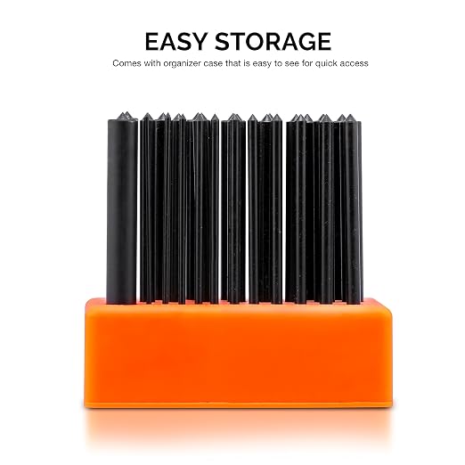 NEIKO 02621A Transfer Punch Set with Premium Heat-Treated Alloy Steel Punches, Hole-PunchSet, Punch Sizes 3/32" to 1/2", 28-Piece Kit (Pack of 10)