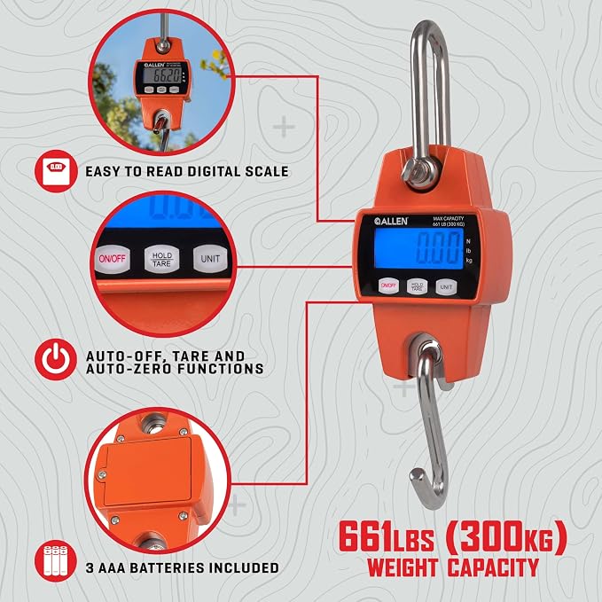 Allen Company Digital Game Scale, Orange