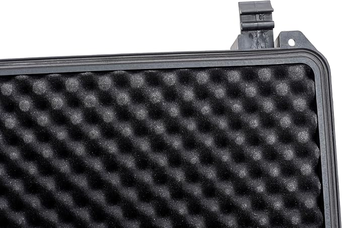 MEIJIA Portable All Weather Waterproof Camera Case with Customized Fit Foam,Fit Use of Drones,Camera,Equipments,Pistols,Elegant Black(18.3 ”x14.57”x8.66”)