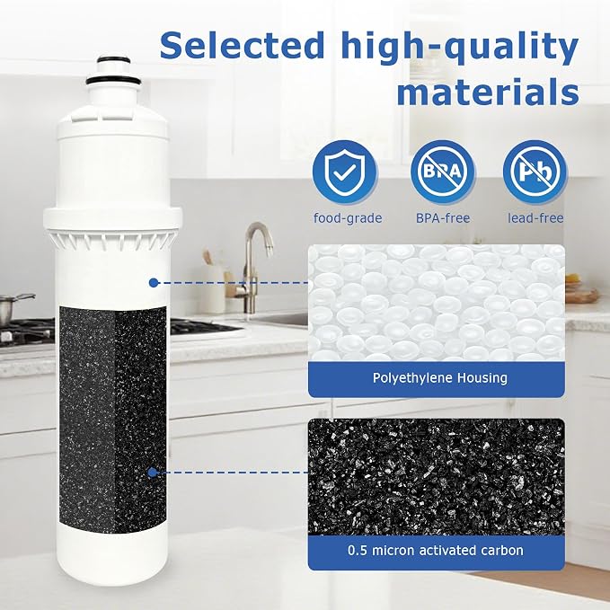4HC-H Water Filter, Compatible with H9655-11, Filtration System H9320-51, H9320-52, and H9320-53, for Hoshizaki 4HC-H Replacement Water Filter Cartridge 1 Pack