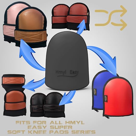 Upgraded Replaceable Inner Cushion Knee Pads for ALL HE Leather Knee Pads Series