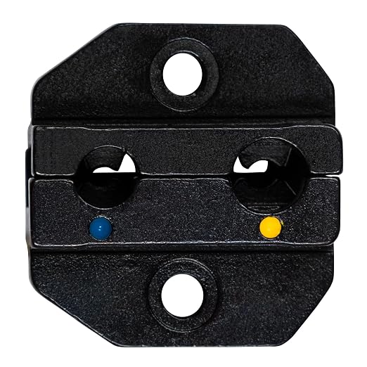 Pro'sKit 902-330 Crimpro Crimper for Insulated Flag Terminals, AWG 12-10 and 14-16 Size, Yellow/Blue, Multi