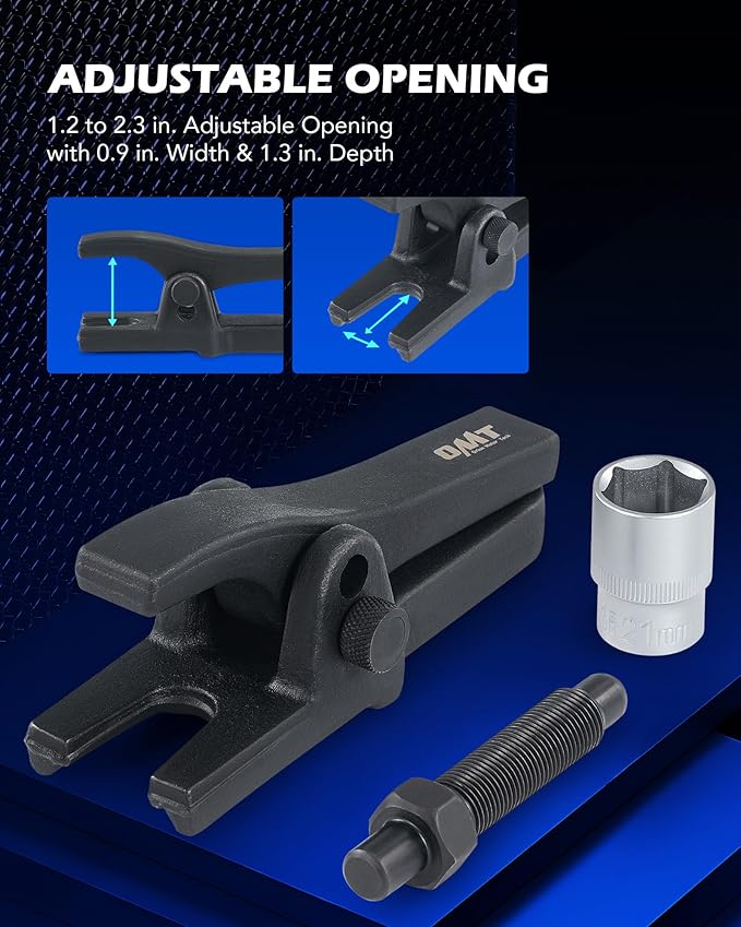 Orion Motor Tech Ball Joint Separator, Ball Joint Removal Tool for Separating Ball Joints Arms Tie Rods on Most Cars and Light Trucks, Ball Joint Puller and Extractor with 1/2" Socket