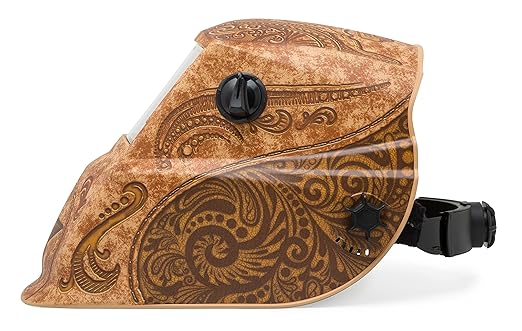Lincoln Electric-K4134-1 Welding Helmet, Brown, Ratchet, Plastic