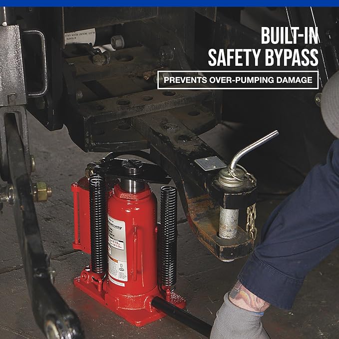 Strongway 12-Ton Air/Hybrid Jack