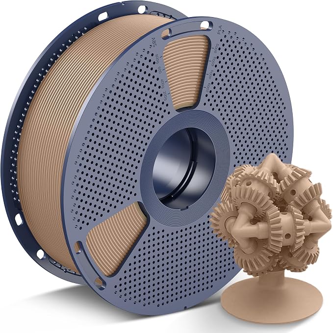 SUNLU 3D Printer ASA Filament 1.75mm,1KG,（Mocha Mousse） | UV/Rain/Heat Resistant Tough 3D Printer Filament, Great for Printing Outdoor Functional Mechanical Parts, 1kg Spool (2.2lbs)