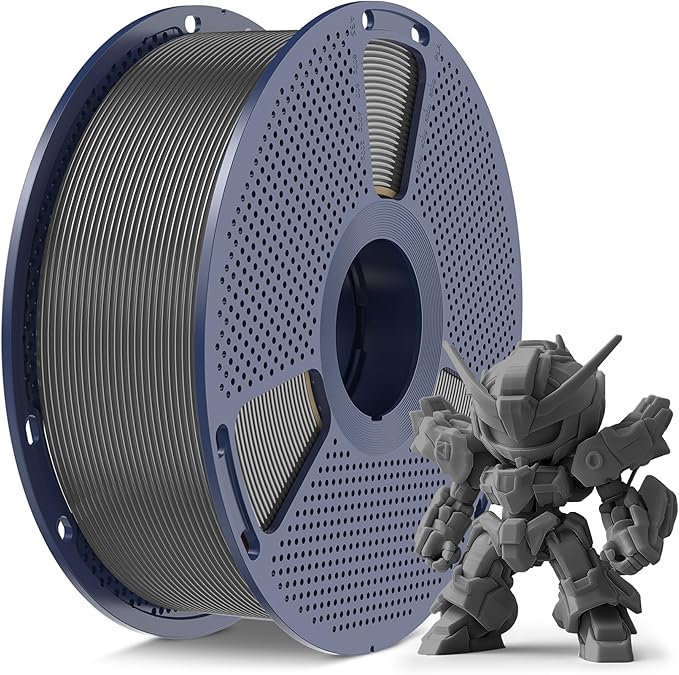 SUNLU High Speed PLA Filament 1.75mm, Meta Grey 1KG Spool | ±0.02mm accuracy, tough impact resistant, neat wound no tangles, fits FDM printers, PLA Meta 1.75mm Grey 1KG (2.2lbs)