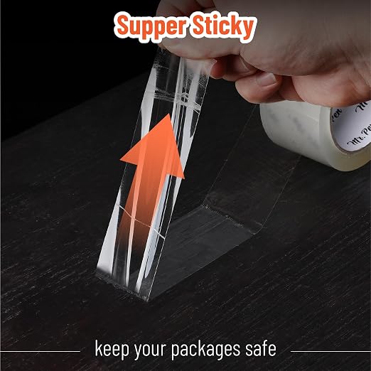 Mr. Pen- Packing Tape, 6 Pack, 2.7mil, 2' Wide, 60 Yards, Clear | Heavy Duty Packing Tape for Shipping, Packaging, Moving and Storage