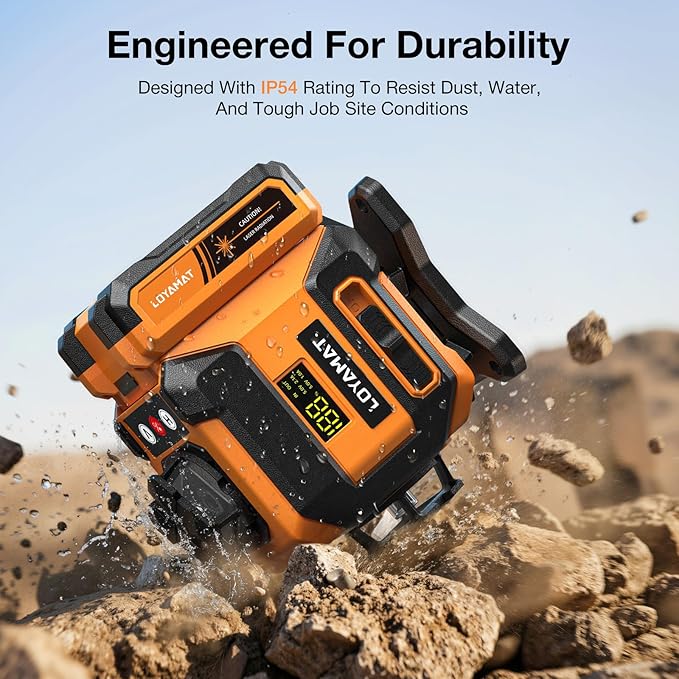 Laser Level, 4x360° Self Leveling Laser Level with Tripod, 16 Line Green Cross Line Laser Leveler Tool for Construction, Tiling, Woodworking