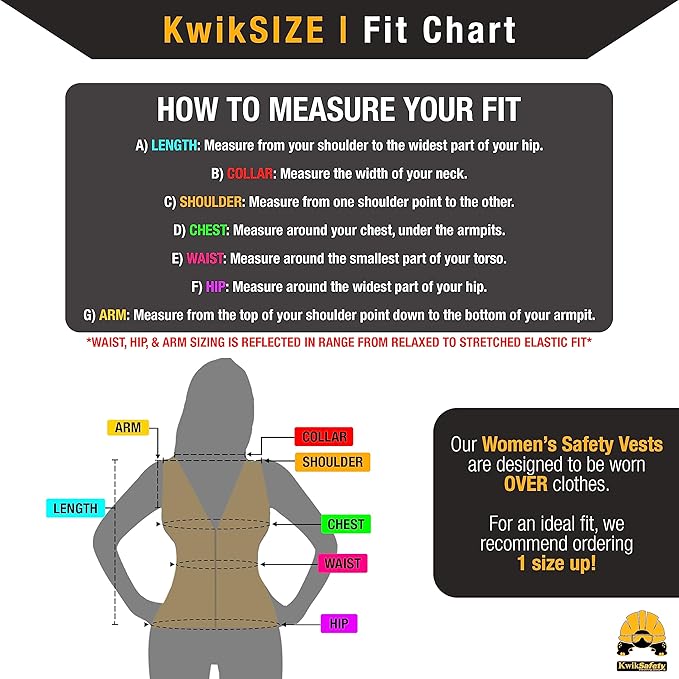 KwikSafety FIRST LADY Safety Vest for Women [Orange, Medium] + TORTOISE Full Brim Hard Hat Bundle