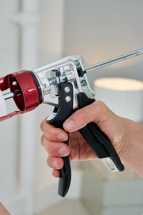 Tajima CNV100SP Convoy Super 12" Caulk Gun, Black/Red