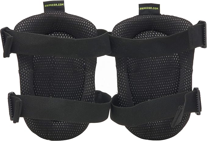 AWP Hard Shell Construction Knee Pads | All-Day Comfort Knee Pads with Molded Cap Design for Swiveling | One Size 1 Pair(Pack of 10)