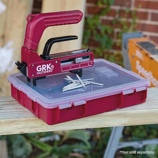 GRK Fasteners Deck Elite #9 x 2-3/8" Hidden Deck Screws, 100 PCS, with Dual Thread Form, Superior Clamping Force, Outdoor Decking Fasteners, Drill Point Tip, Star Drive Recess, T-15 Bit Included