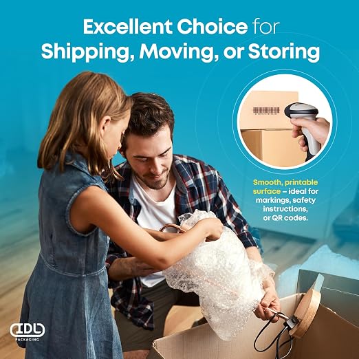 Extra Large Shipping & Moving Boxes 48 x 12 x 12"(5-Pack) - Extra Strength 200 lb vs Regular - USA-Made Corrugated Packing Boxes for Moving - Large Moving Box for USPS - Shipping Box by IDL Packaging