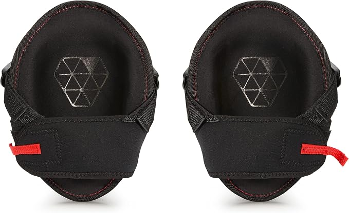 Prolock Weight-Dispersing Foam Knee Pads, Ideal for Flooring/Roofing, Easy to Adjust With Glove-Friendly Pull Tabs (1 pair)