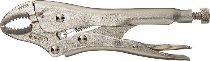 KYOTO TOOL (KTC) 175WR Locking Pliers Curved Chin (with Wire Cutter)
