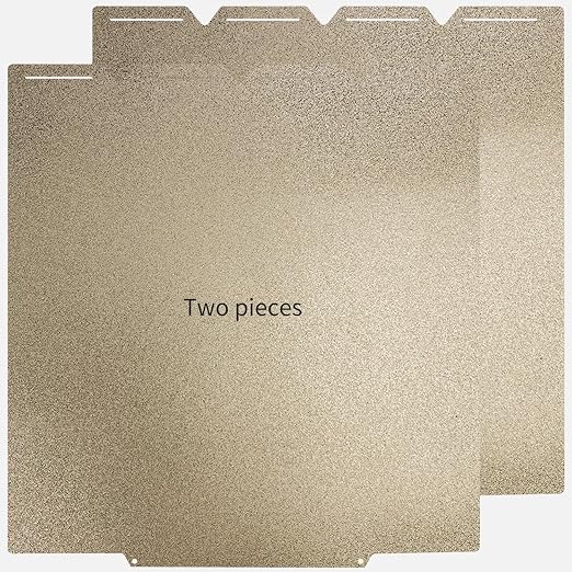 2 Packs Upgraded 276x293mm for Snapmakr U1 Build Pate Double Side Textured PEI Sheet Spring Steel Magnetic Printed Bed for Snapmaker U1 3D Printer.