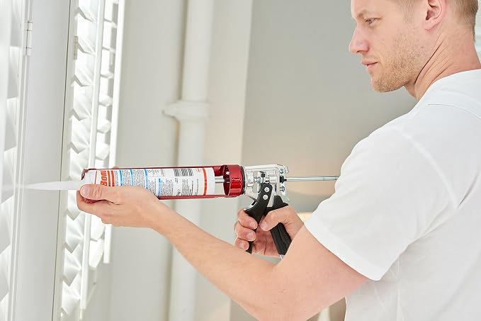Tajima CNV100SP Convoy Super 12" Caulk Gun, Black/Red