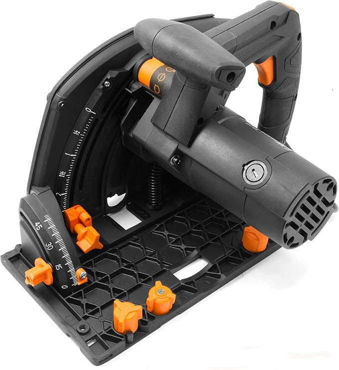 WEN 7.25-Inch Track Saw, Variable Speed (CT1274), Corded Electric