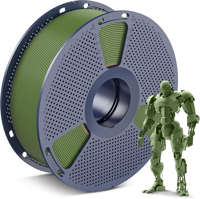 SUNLU PLA 3D Printer Filament PLA Filament 1.75mm, Neatly Wound 3D Printing Filament 1.75mm, Dimensional Accuracy +/- 0.02 mm, Fit Most FDM 3D Printers, 1kg Spool (2.2lbs), Olive Green