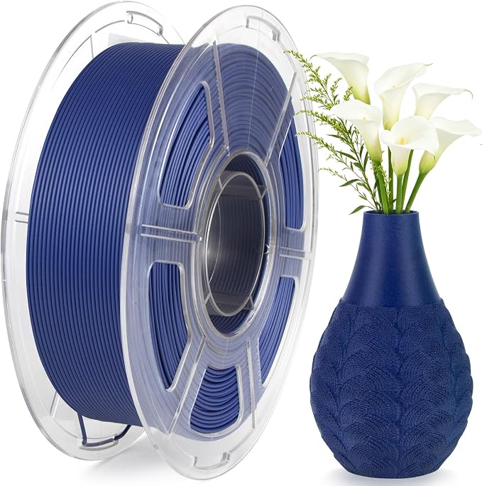 iSANMATE Matte Navy PLA Filament 1.75mm 1kg - High Speed 3D Printer Filament for 30-600mm/s Printing, Rapid Matte PLA with ±0.02mm Accuracy,1kg Spool (2.2lbs)
