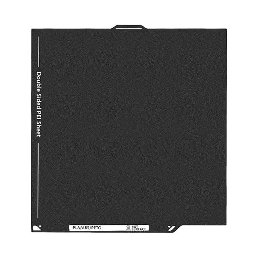 Upgraded Centauri Carbon Double Sided PEI Build Plate, 3D Printer Black Textured PEI Platform for Elegoo Centauri Carbon/2 260x271mm