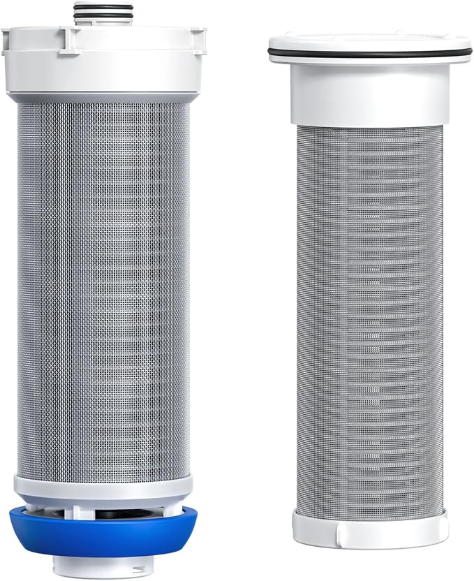 Waterdrop Spin Down Sediment Filter Replacement Cartridge, 500 Micron+200 Micron, Replacement for WD-BG103