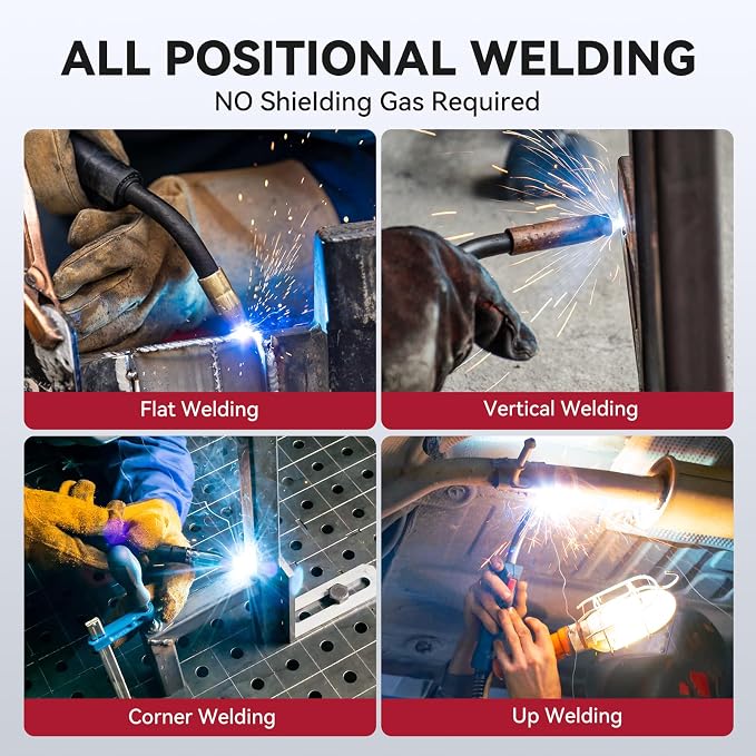 ARCCAPTAIN Flux Core Welding Wire .030, E71T-GS Mig Welding Wire 2-Pound Spool Gasless Mild Carbon Steel Compatible With Lincoln Miller Forney Harbor Welder