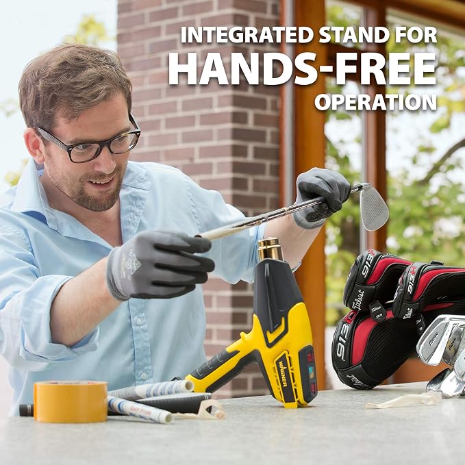 Wagner Spraytech 0503063 FURNO 500 Variable Temp Heat Gun, 2 Nozzles & 12 Temperature Settings Ranging 150°F-1200°F, Electric Heat Gun for Paint Removal, Bending PVC, Crafts and More (Pack of 3)