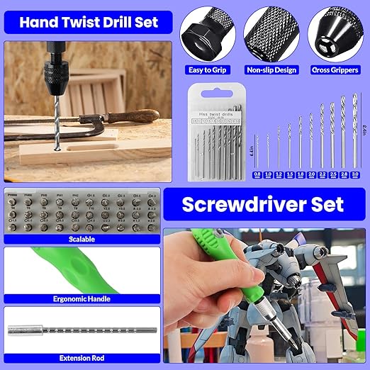 3D Printer Tool Kit, 105 Pcs 3D Printer Accessories Includes Deburring Tool, Removal Tools, Digital Caliper, Cutting Mat, Carrying Case, 3D Printing Tool Kit for Finishing, 3D Print Removing, Cleaning