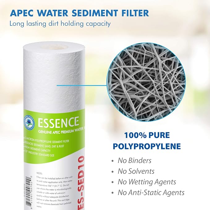 FILTER-SET-ES High Capacity Replacement Pre-Filter Set & Replacement ORing for ROES-50 3.5" OD Reverse Osmosis Water Filter Housings, O-Ring (3 pcs O-Ring-Set-B)