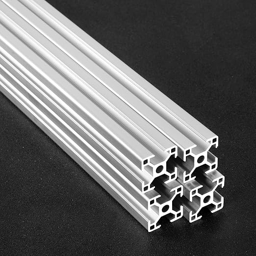 3030 T Slot Aluminum Extrusion for 3D Printer Parts and CNC DIY Silver 700mmX4