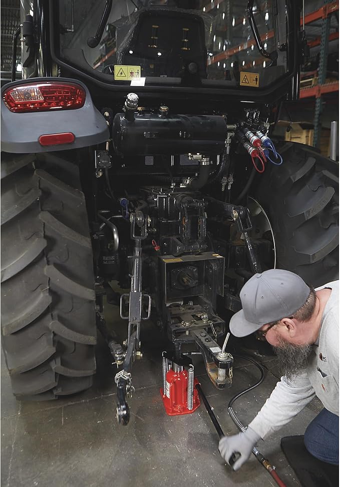 Strongway 20-Ton Air/Hybrid Short Bottle Jack