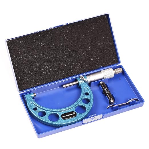 Outside Micrometer 2-3" Measuring Range,0.0001" Graduation for Machinists,Professional Precision Tool for Accurate Measurements